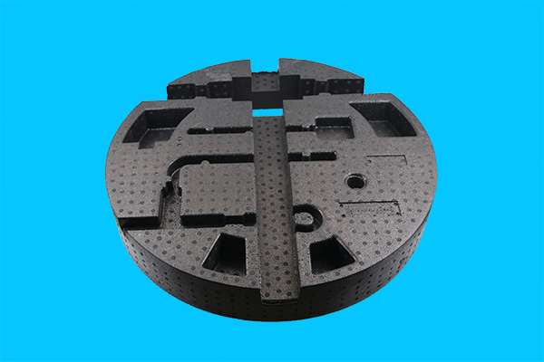 This automotive interior part uses lightweight composite materials to reduce weight, and its structure design includes built-in buffering for collision protection.